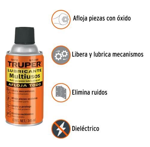 Aceite aflojatodo en aerosol 345 ml
