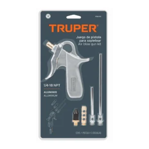 Juego de pistola para sopletear con 5 boquillas Truper