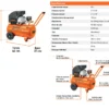 compresor 50L - 2 Compresora horizontal Truper 50 L 2.5 HP 220 V